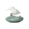 Dottir Nordic Design Vaser-Sweet Stories Kingfisher vase, peacock