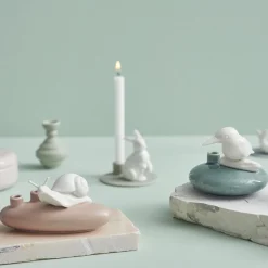Dottir Nordic Design Vaser-Sweet Stories Kingfisher vase, peacock