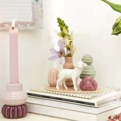 Dottir Nordic Design Vaser-Sweet Stories Lamb Vase, dusty rose