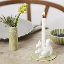 Dottir Nordic Design Lysestager-Sweet Stories lysestage egern, wasabi