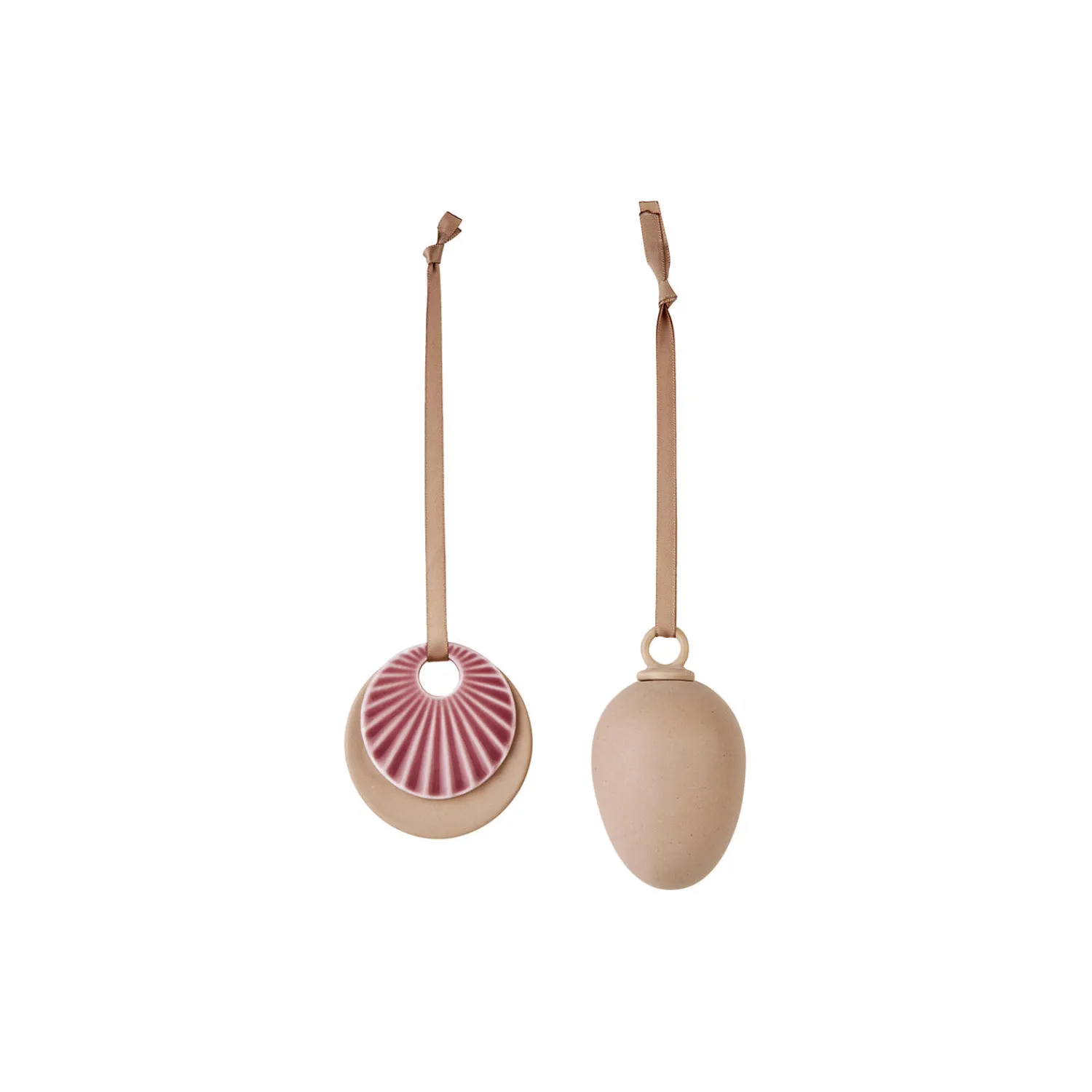 Dottir Nordic Design Pynt-Sweet Stories Ornaments 2 stk, rose
