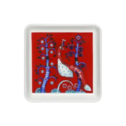 Iittala Tallerkener * Taika firkantet tallerken, rød