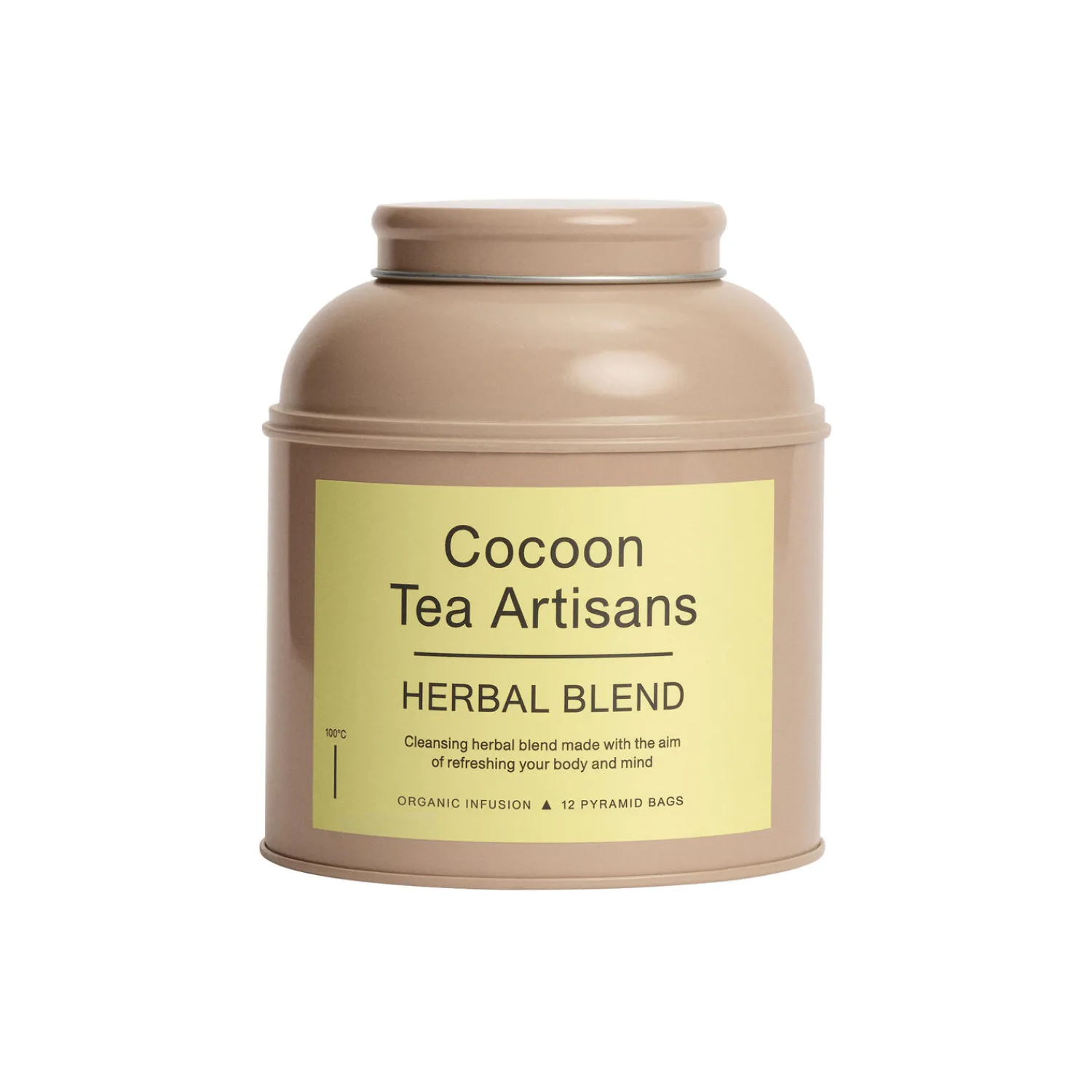 Cocoon Tea Artisans Delikatesser-Tea Caddy, organic herbal blend