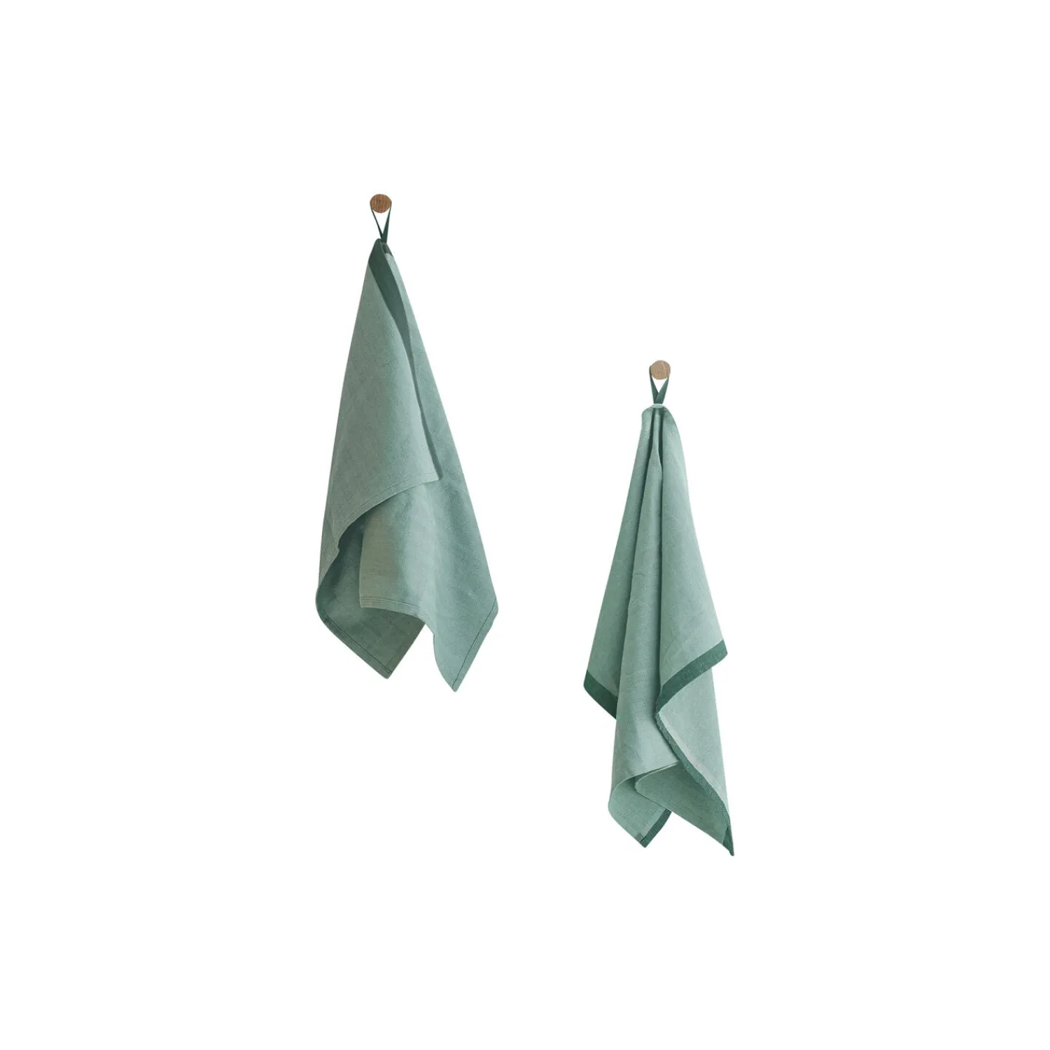 EKTA Living Køkkentekstiler * Tea towel herringbone twill 2 stk.,