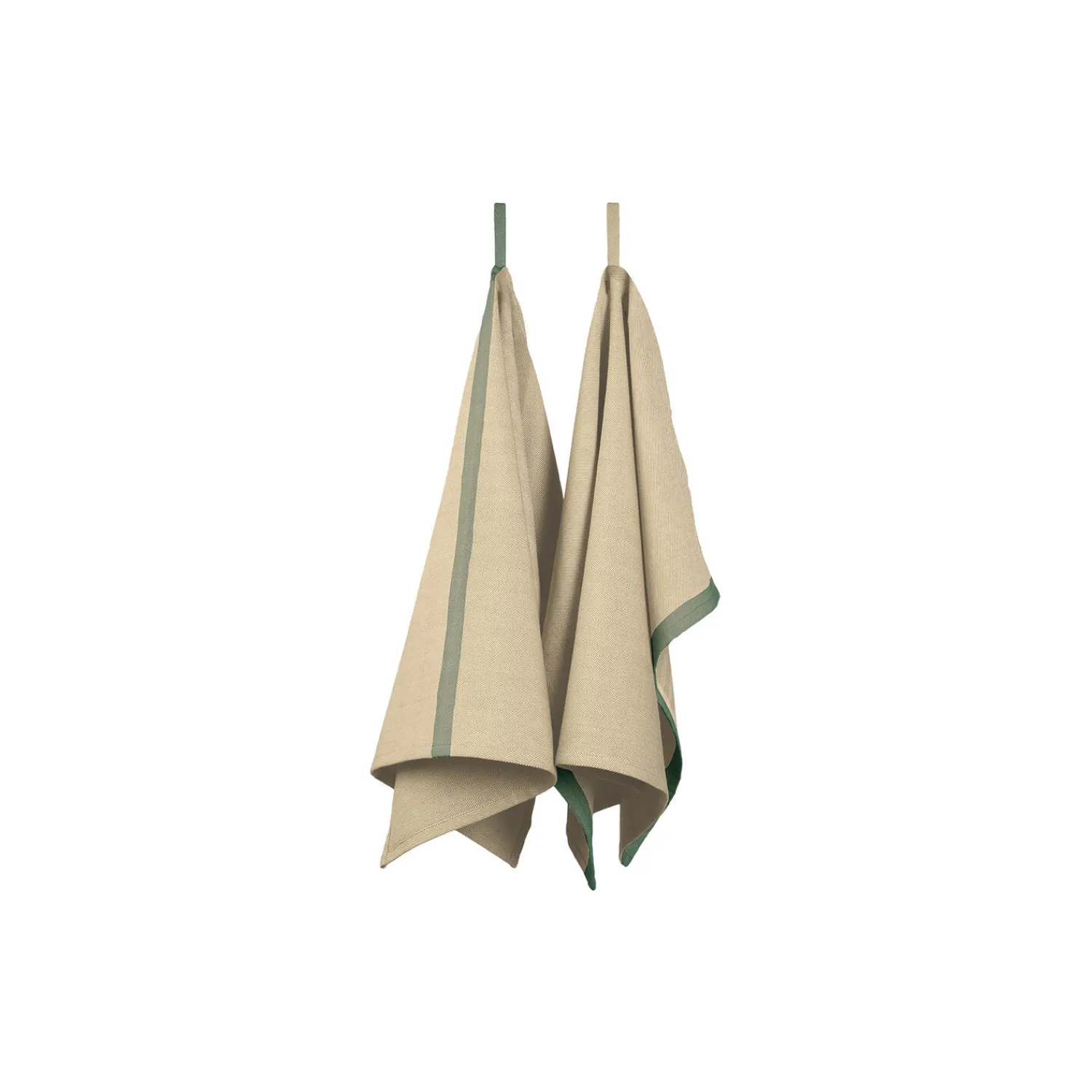 EKTA Living Køkkentekstiler * Tea towel herringbone twill 2 stk.,