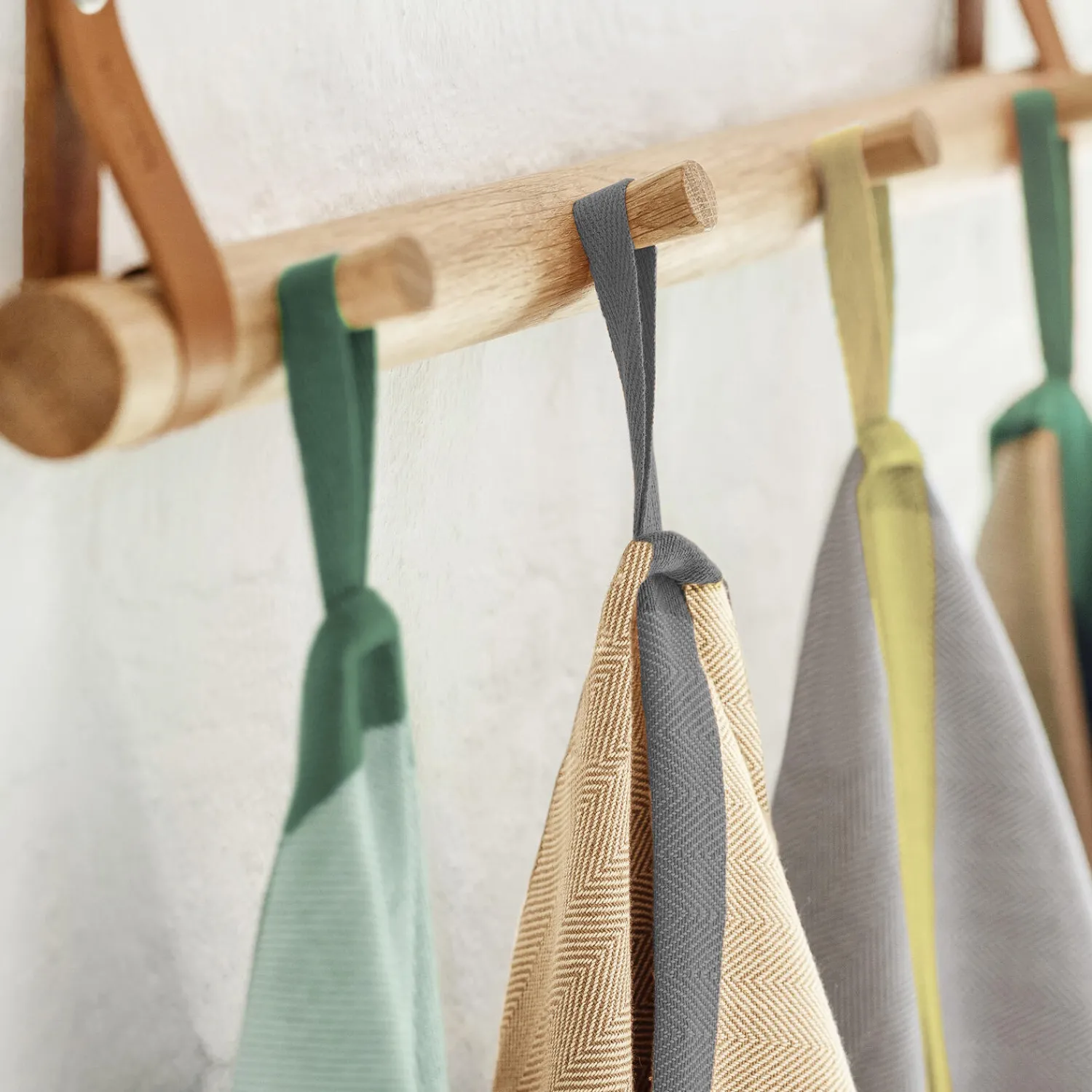 EKTA Living Køkkentekstiler * Tea towel herringbone twill 2 stk.,