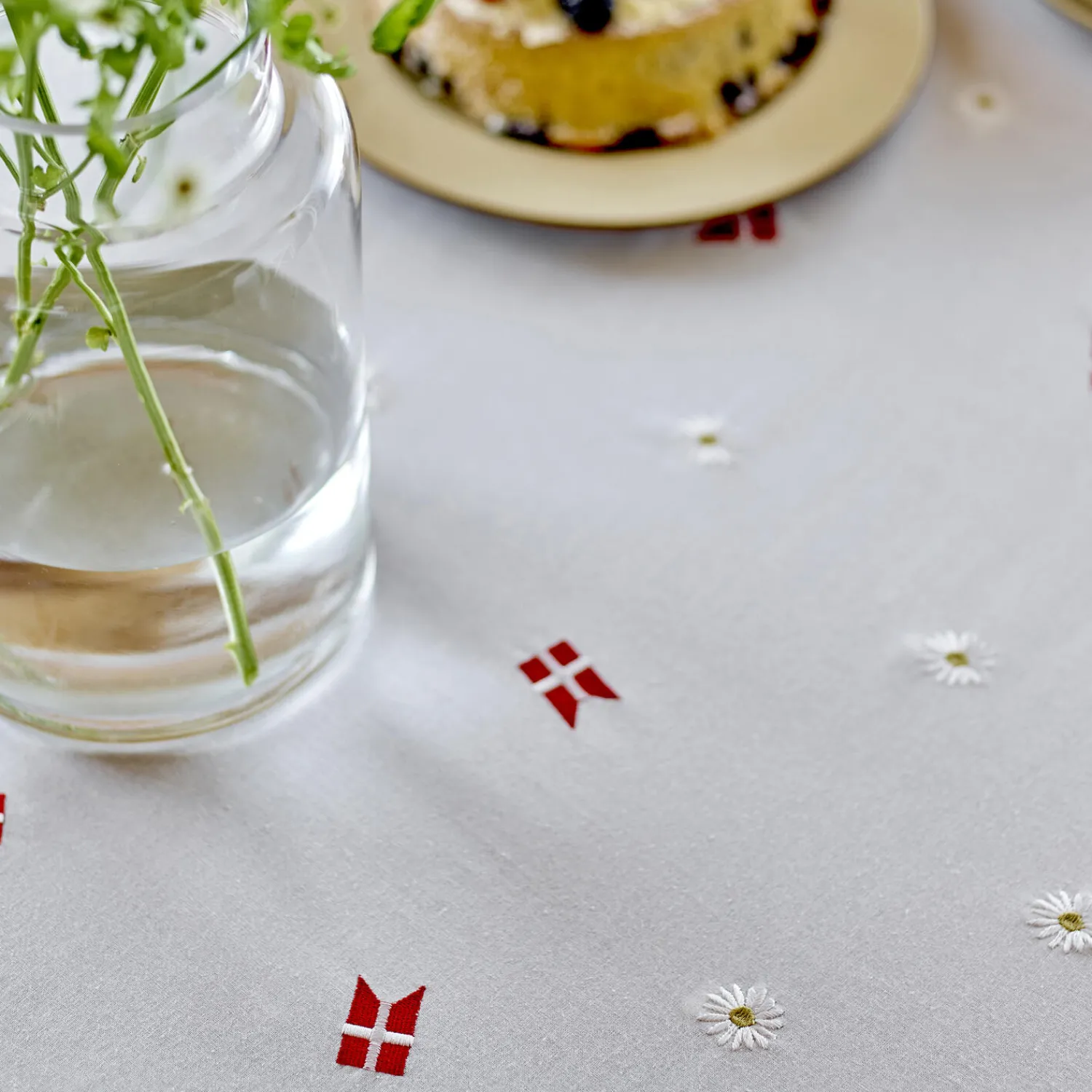 Södahl Bordtekstiler * Tillykke stofservietter, white