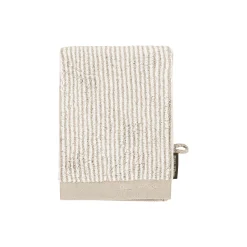 Marc O'Polo Håndklæder * Timeless Tone Stripe håndklæde, beige/white