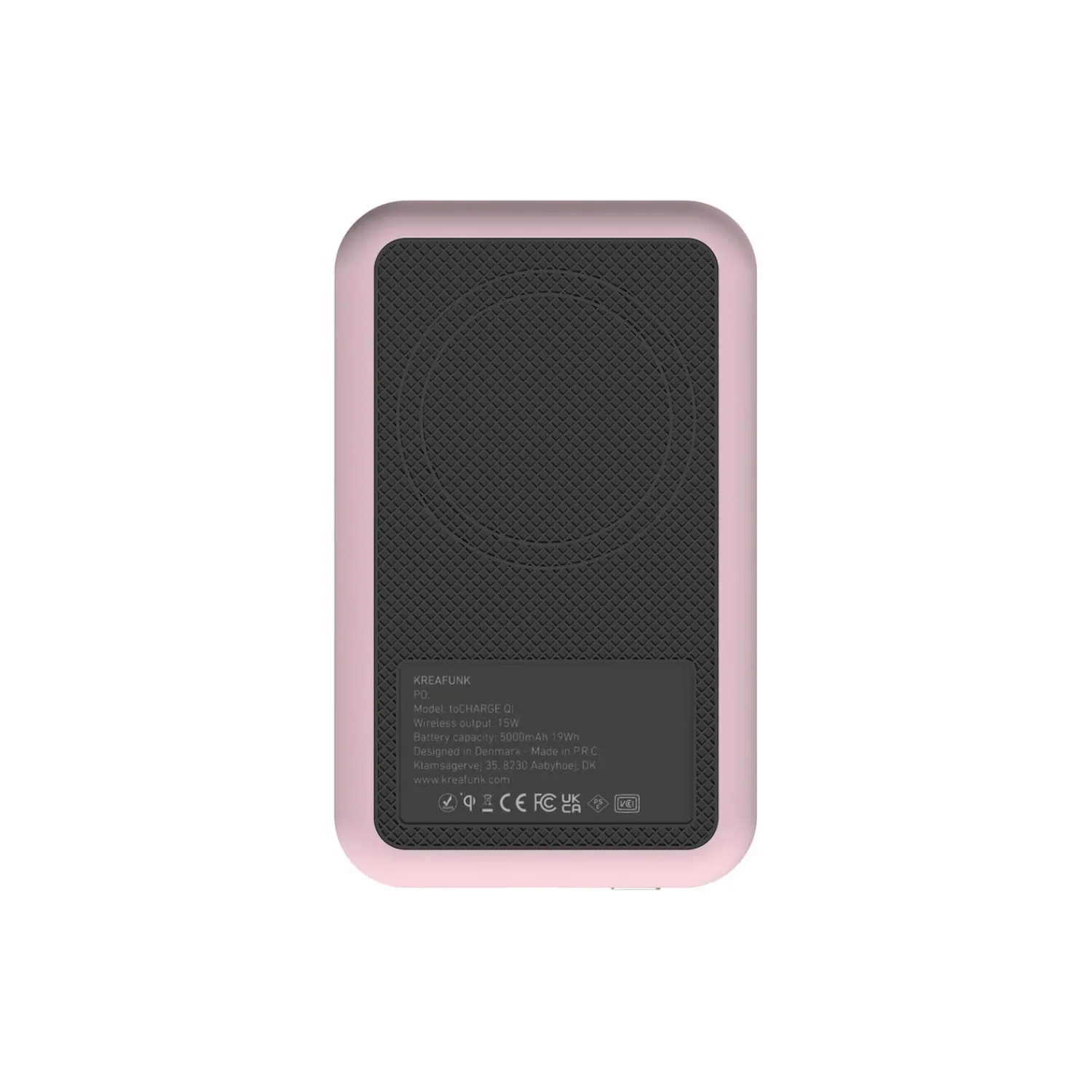 Kreafunk Opladere-toCHARGE Qi trådløs powerbank