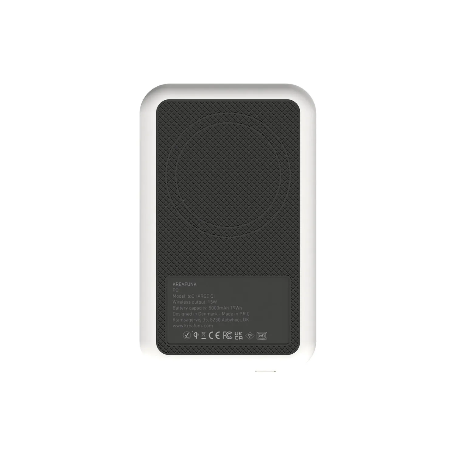 Kreafunk Opladere-toCHARGE Qi trådløs powerbank
