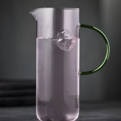 Lyngby Glas Kander & Karafler * Torino glaskande, pink/grøn
