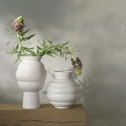 Knabstrup Keramik Vaser * Tortus Archie vase No 3, white