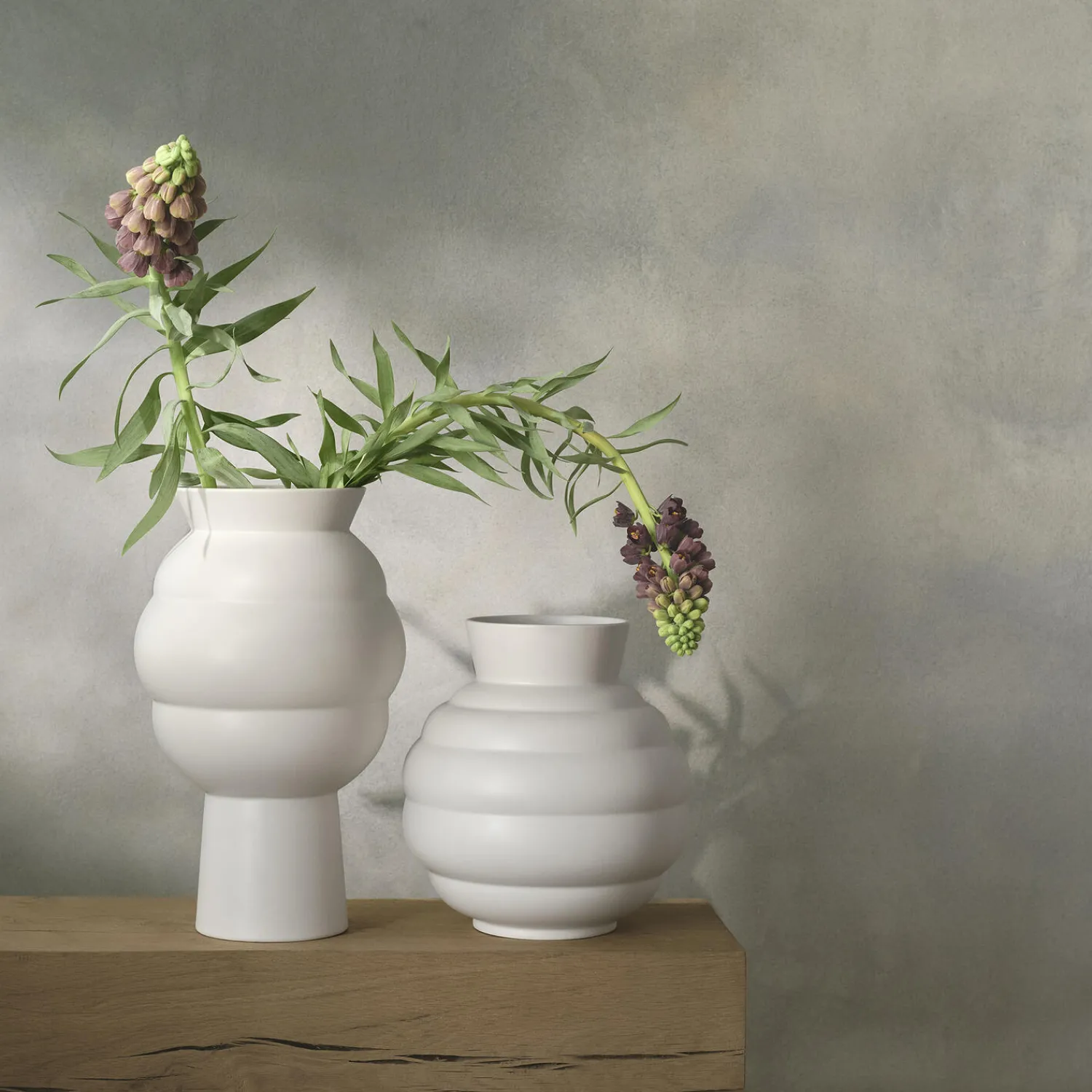 Knabstrup Keramik Vaser * Tortus Archie vase No 3, white