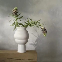 Knabstrup Keramik Vaser * Tortus Archie vase No 4, white