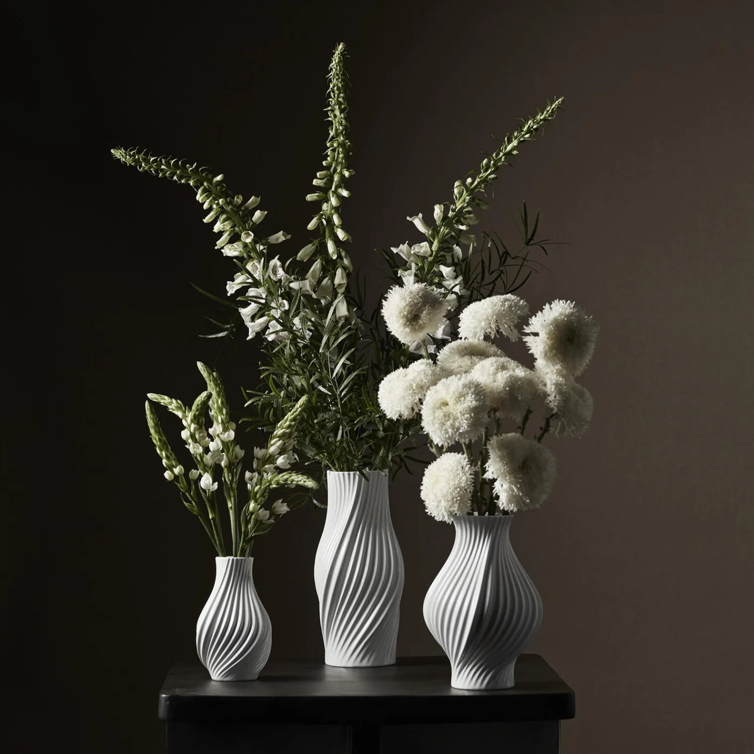 Lyngby Porcelæn Vaser-Twist Vase 25 cm