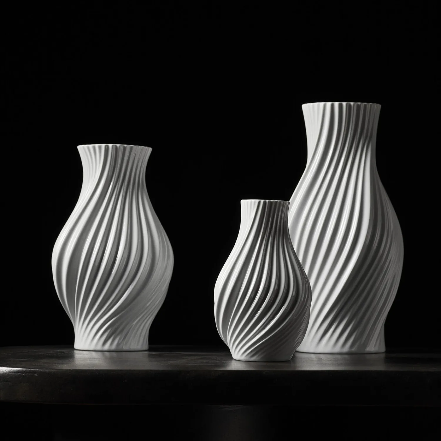 Lyngby Porcelæn Vaser-Twist Vase 25 cm