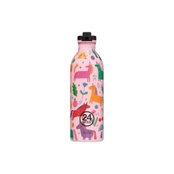 24Bottles To Go * Urban Drikkeflaske med Sports Låg og Stone Finish, magic friends