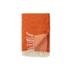 Klippan Yllefabrik Plaider-Velvet uld plaid, rust