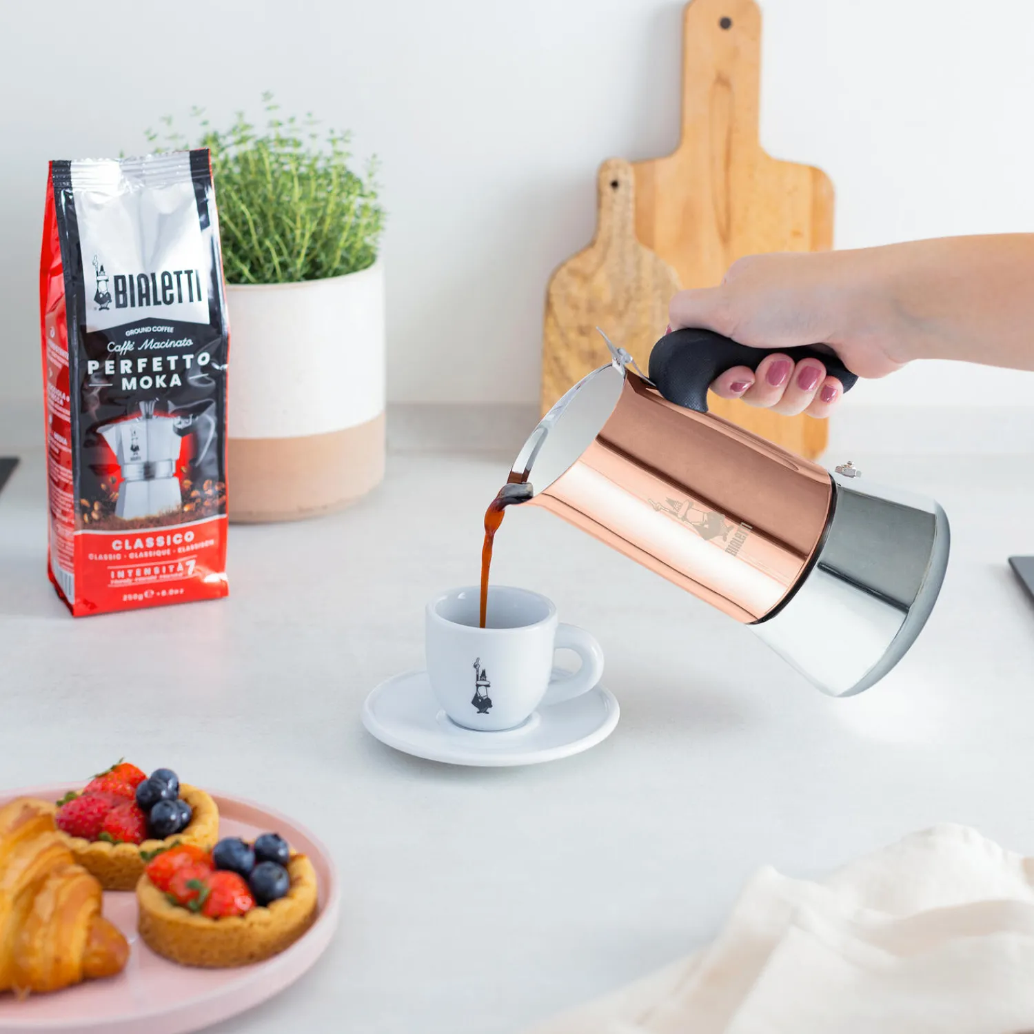 Bialetti Kaffe- & Teudstyr * Venus espressokande 4 kopper,