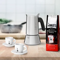 Bialetti Kaffe- & Teudstyr * Venus espressokande 4 kopper, sølv