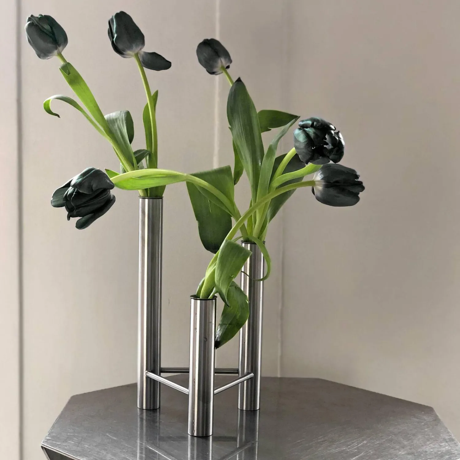 Kay Bojesen Lysestager * VISTA lysestage/vase, poleret