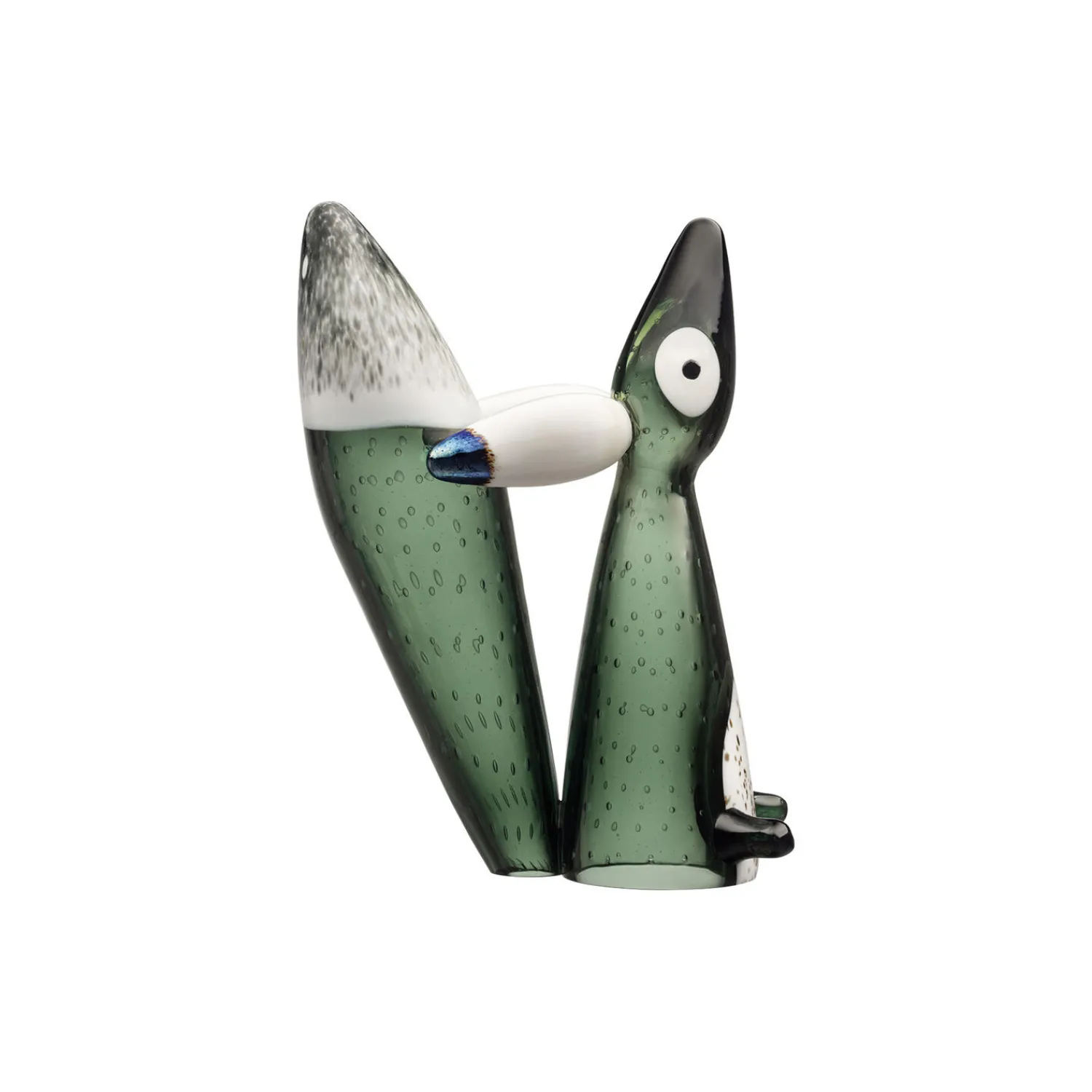 Iittala Figurer & Glaskunst-Vulpes polar ræv, pine green