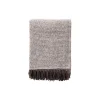 Klippan Yllefabrik Plaider-Wave plaid, natural brown