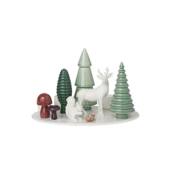 Dottir Nordic Design Lysestager-Winter Stories Advent Candlestick, woodland