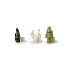 Dottir Nordic Design Figurer & Glaskunst-Winter Stories Flock Squirrel lysestage