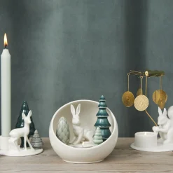 Dottir Nordic Design Lysestager * Winter Stories Hare Votive Ball til fyrfadslys
