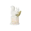 Dottir Nordic Design Lysestager-Winter Stories Squirrel on Tree Stumb fyrfadsstage