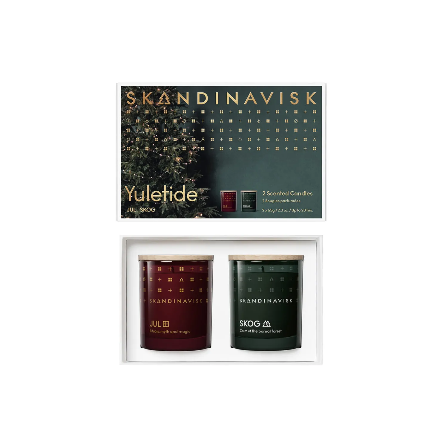 Skandinavisk Lys & Duftlys-YULETID Scented Candle Giftset